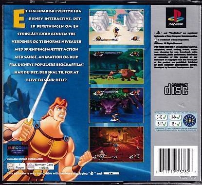 Disney\'s Action Spil Med Herkules - PS1 - Platinum (B Grade) (Genbrug)